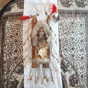 The Plain Indian Cradleboard running deer